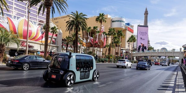 Trying Out Zoox’s Free Driverless Cars in Las Vegas