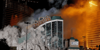 Major Construction Projects Have Stalled And Left Vacant Plots Of Land On The Vegas Strip