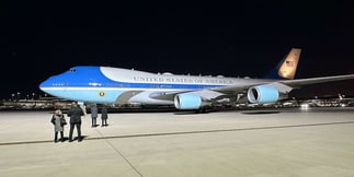 Trump Lands in Vegas for Speech at Circa Casino Resort