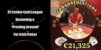 Another Big Win at D1 Casino's CASH LEAGUE in Dublin