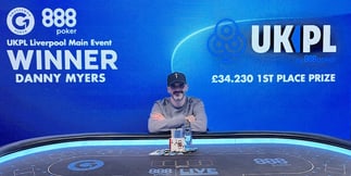 Danny Myers Wins UKPL Liverpool Main Event Title