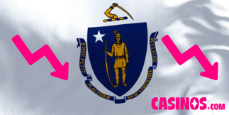 October Casino and Sports Betting Revenues Drop Year-on-Year in Massachusetts