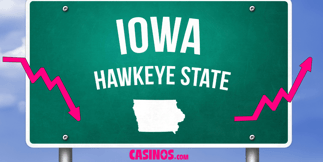 Iowa Casino Revenue Drops Over 5% Year-on-Year in March