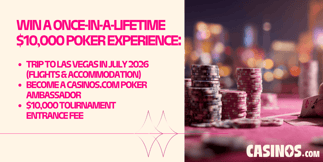 Do You Have What It Takes to Go All-In? Win a $10,000 Once-In-A-Lifetime Poker Experience