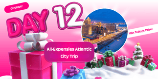 Day 12 - Win a HOLIDAY For Two to Atlantic City