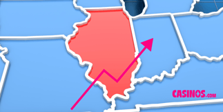 Illinois Casino Revenues Up 24.3% in August, Three Charged With Theft Gambling Machines