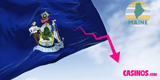 Maine Casino Revenues Drops 2.8% Year-on-Year in June as Online Casino Legislation Delayed