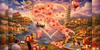 San Valentino 2026: la mappa delle regioni più romantiche d'Italia