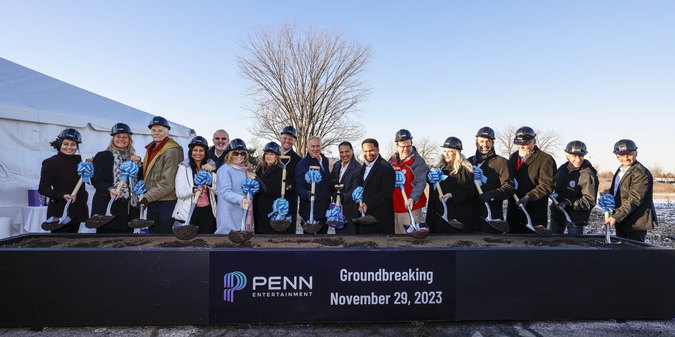 Penn Breaks Ground on New Hollywood Casino Projects in Illinois and Ohio