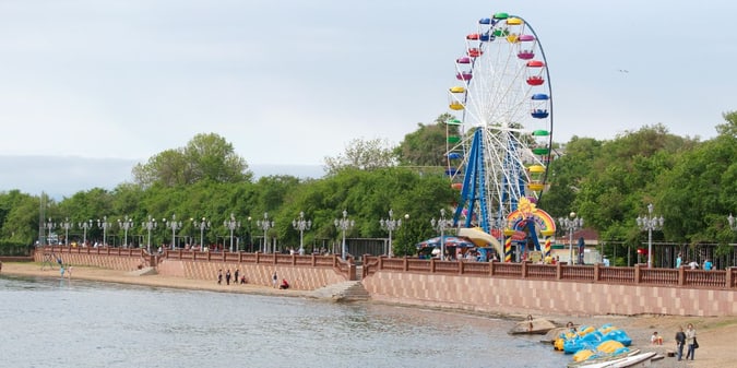 La zona dei casinò di Vladivostok in Russia sotto pressione per la guerra