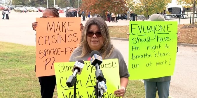 CEASE Arrives at Norfolk Casino Groundbreaking to Protest Indoor Smoking