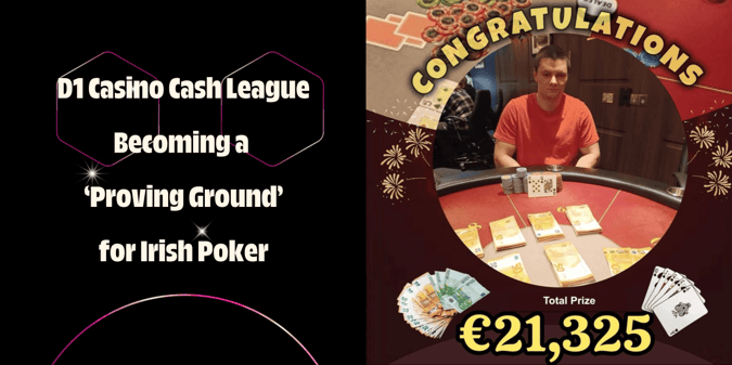 Another Big Win at D1 Casino's CASH LEAGUE in Dublin