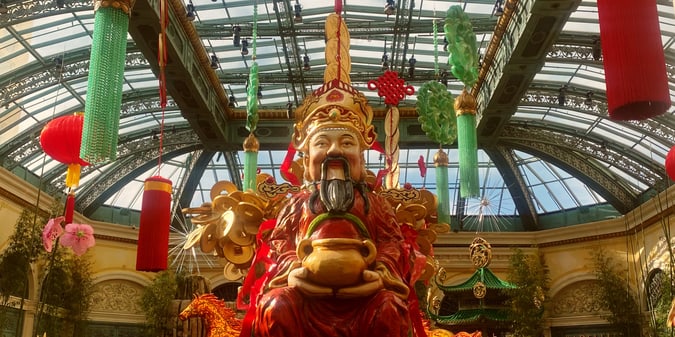 Bellagio Conservatory Rings in the Year of the Horse with New Display