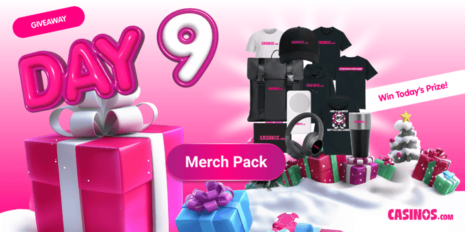 Day 9 - Win Casinos.com Merch Pack