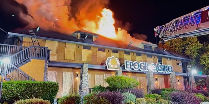 Former Epoch Casino Building Near Sacramento Damaged in Two-Alarm Fire