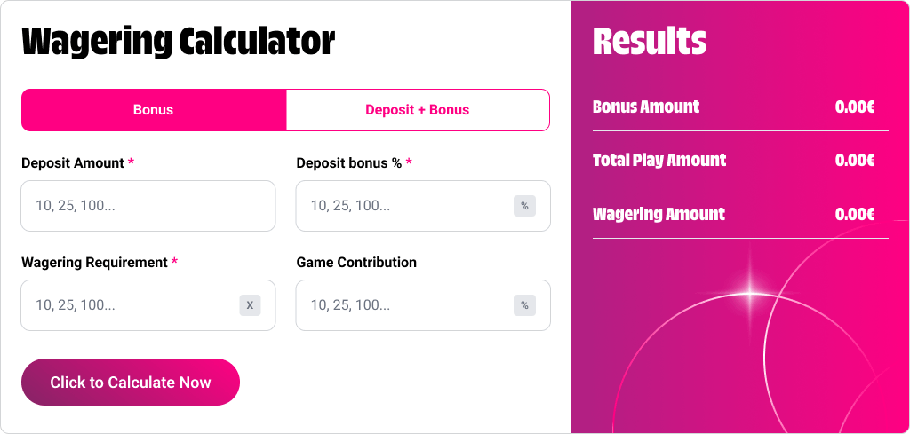 Wagering Calculator