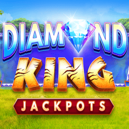 Diamond King Jackpots Game Logo