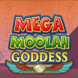 Mega Moolah Goddess Game Logo