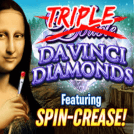 Triple Double Da Vinci Diamonds Game Logo