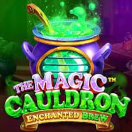 The Magic Cauldron - Enchanted Brew Game Logo
