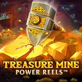 Treasure Mine Power Reels Game Logo