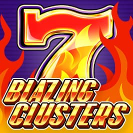 Blazing Clusters Game Logo