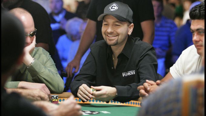 Daniel Negreanu playing poker