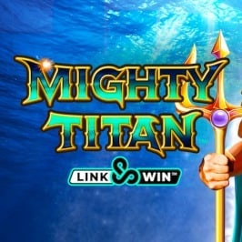 Mighty Titan Link &amp; Win Game Logo