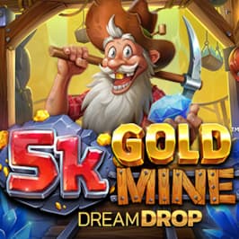 5k Gold Mine Dream Drop Game Logo