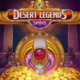 Desert Legends Spins Game Logo