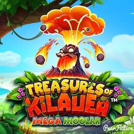 Treasures of Kilauea Mega Moolah Game Logo
