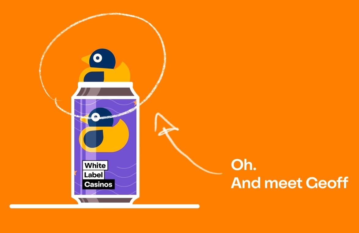 Geoff the mascot duck