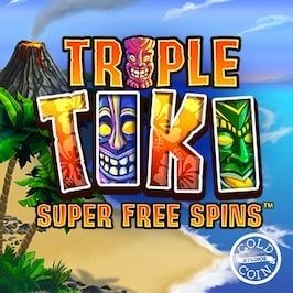 Triple Tiki Super Free Spins Game Logo