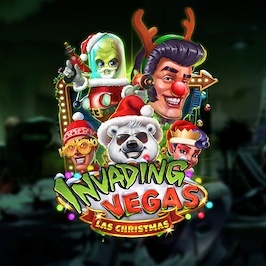 Invading Vegas Las Christmas Game Logo