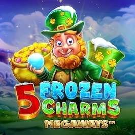5 Frozen Charms Megaways Game Logo