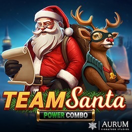 Team Santa Power Combo Game Logo