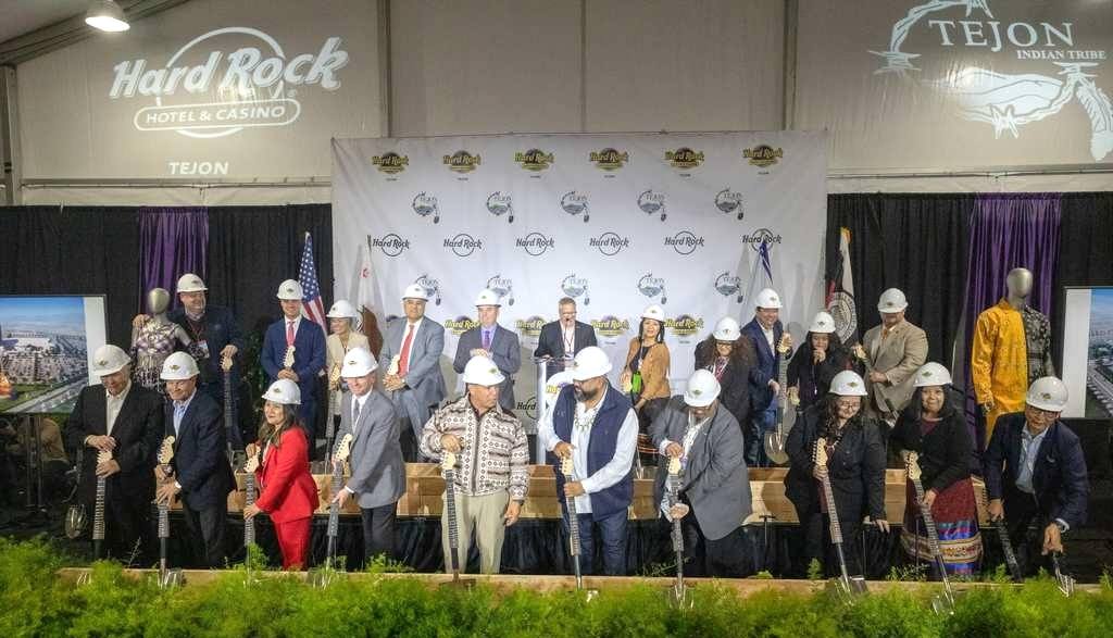 groundbreaking for Hard Rock Casino Tejon