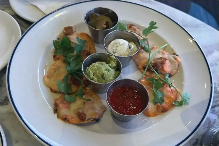 sad nachos at Fontainebleau