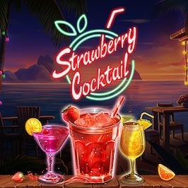 Strawberry Cocktail Game Logo