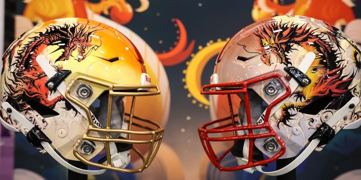 NFL dragon helmets