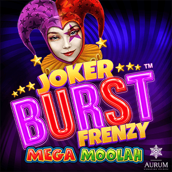 Joker Burst Frenzy Mega Moolah Game Logo