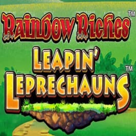 Rainbow Riches Leapin' Leprechauns Game Logo