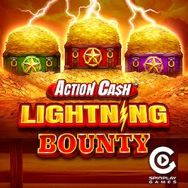 Action Cash Lightning Bounty Game Logo