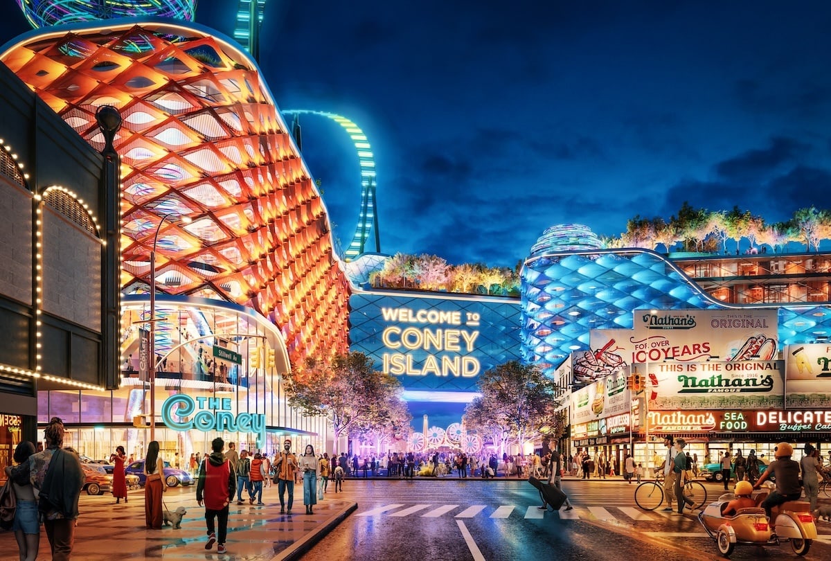 Coney Island New York casino rendering