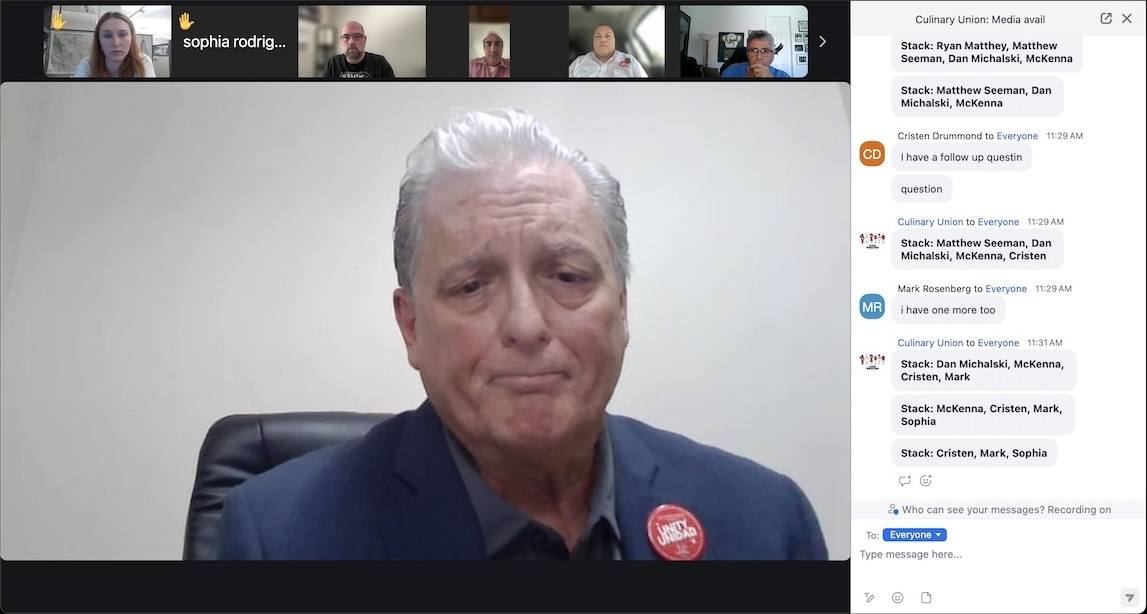 Ted Pappageorge Culinary Union