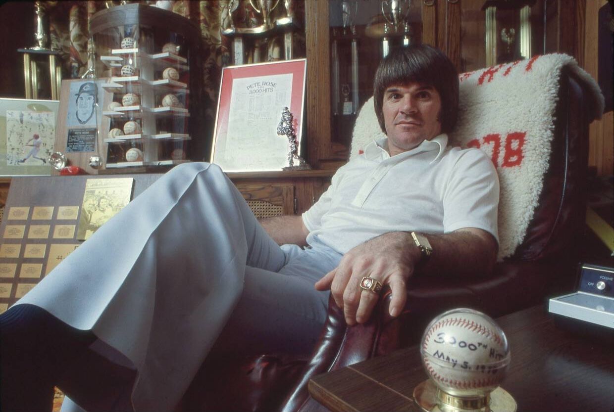 Pete Rose trophy room
