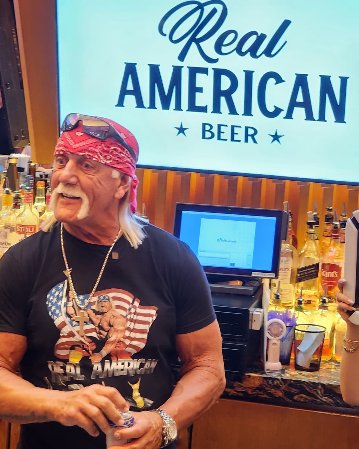 Hulk Hogan for Real American Beer at Seminole Casino in Tampa