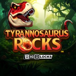 Tyrannosaurus Rocks Game Logo