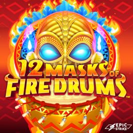 12 Masks of Fire Drums Game Logo