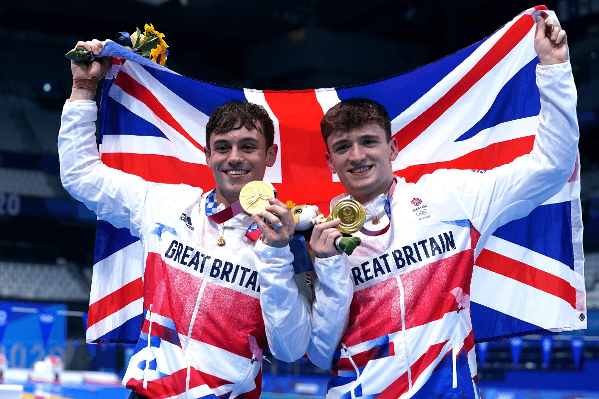 Tom Daley and Matty Lee in Tokyo